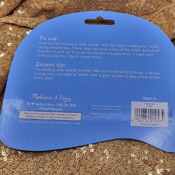 Melissa & Doug Silver Harmonica - Picture 5 of 5